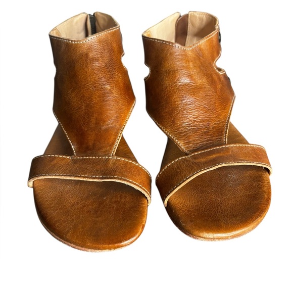 Bed Stu Women's Soto Cafe Latte Tie Dye Leather Gladiator Sandals Size 9 - Picture 7 of 10